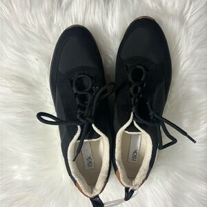 Nordstrom Black Sneakers with White Trim